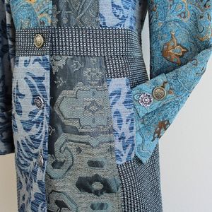 Venus mixed print coat Clearance